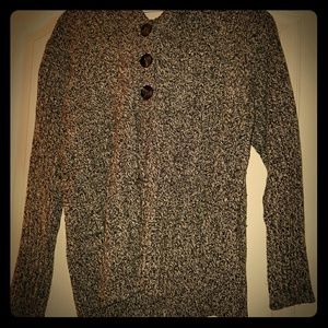 Black and white sweater